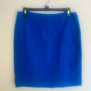 Banana Republic Royal Blue Pencil Skirt, Size 10
